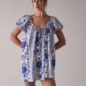 Out From Under Amara Cotton-Blend Slip Mini Dress Size M